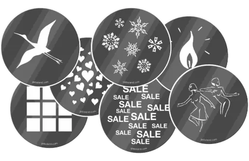 High-Definition Glass Gobos to Project Your Logo